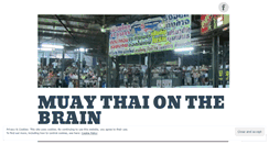 Desktop Screenshot of muaythaionthebrain.com