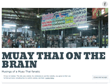 Tablet Screenshot of muaythaionthebrain.com